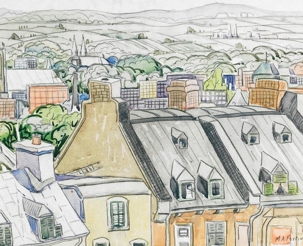 Marc-Aurèle Fortin (1888-1970) - Vieux Quebec
