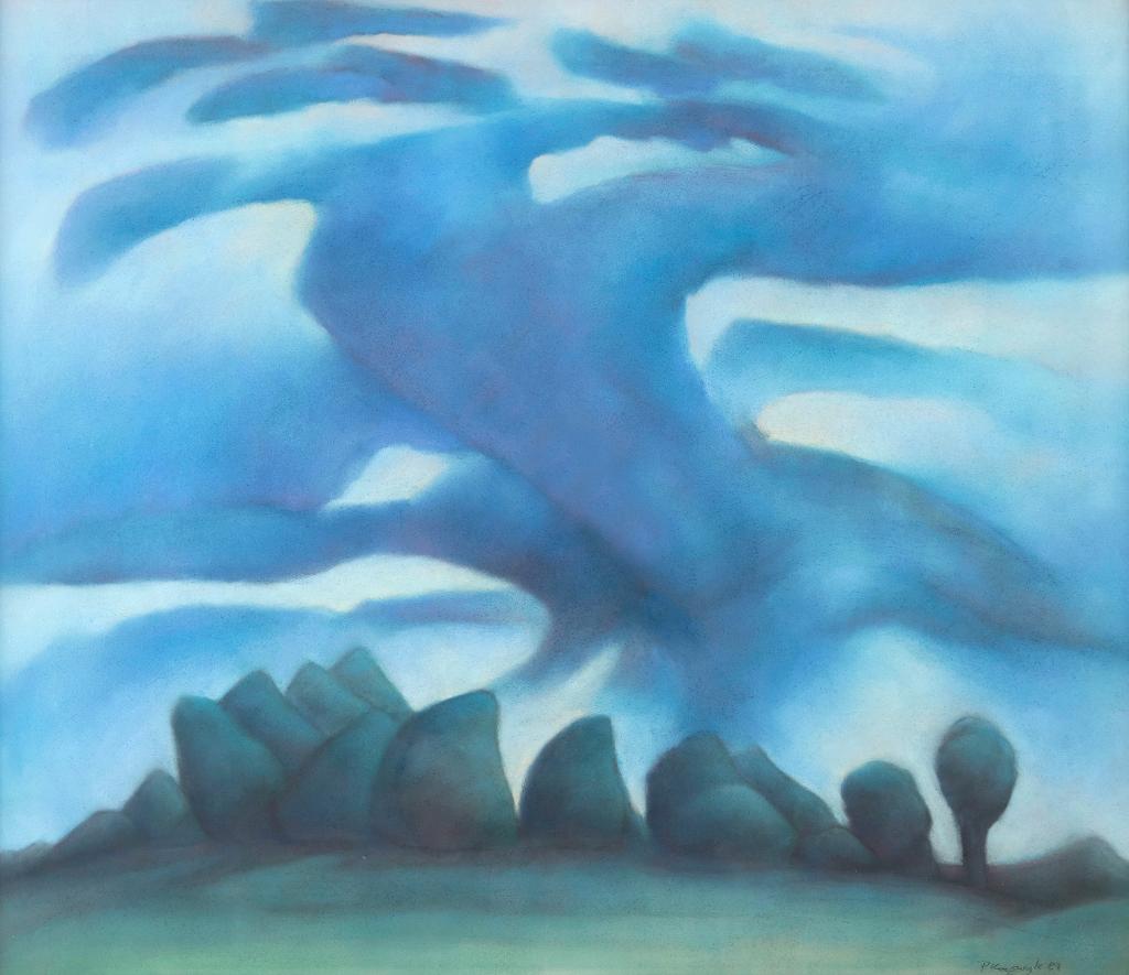 Patricia Kozowyk (1954) - Farm Nocturnal #14
