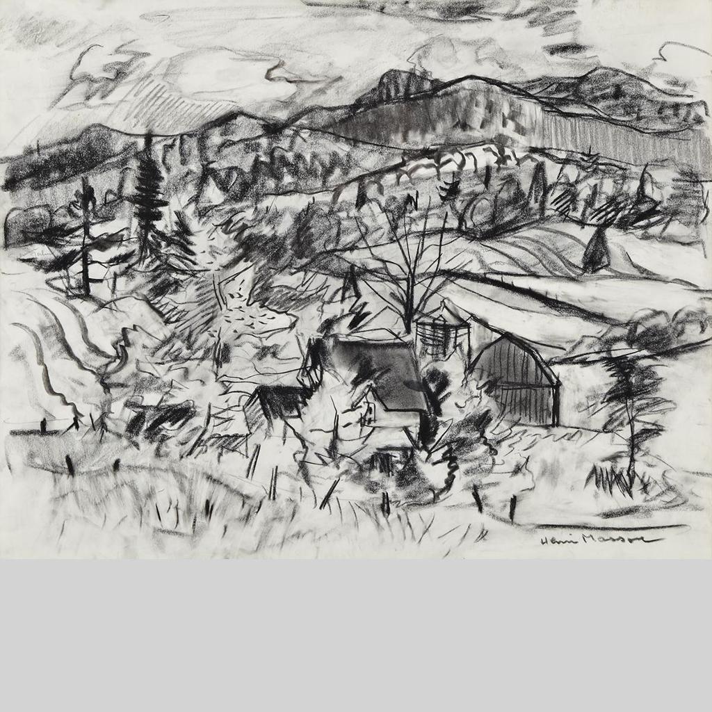 Henri Leopold Masson (1907-1996) - Summer Farm Near Mayo, Quebec