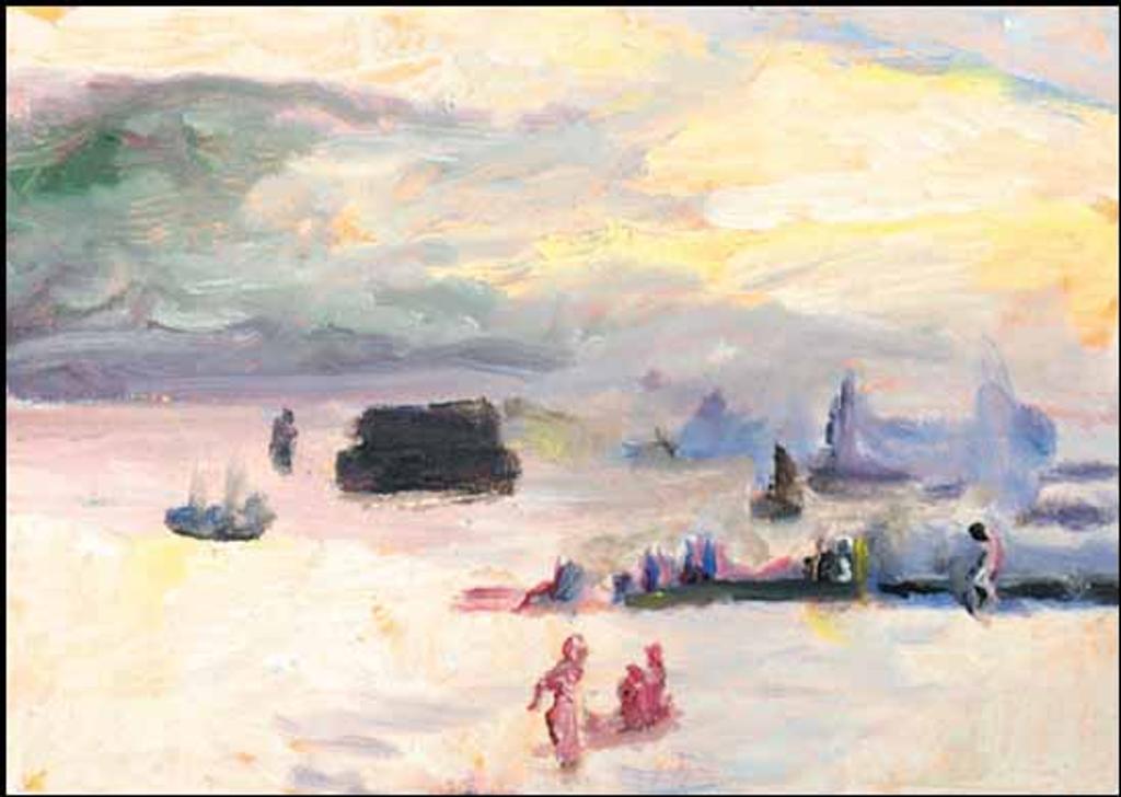 John Goodwin Lyman (1886-1967) - Plage Barbades