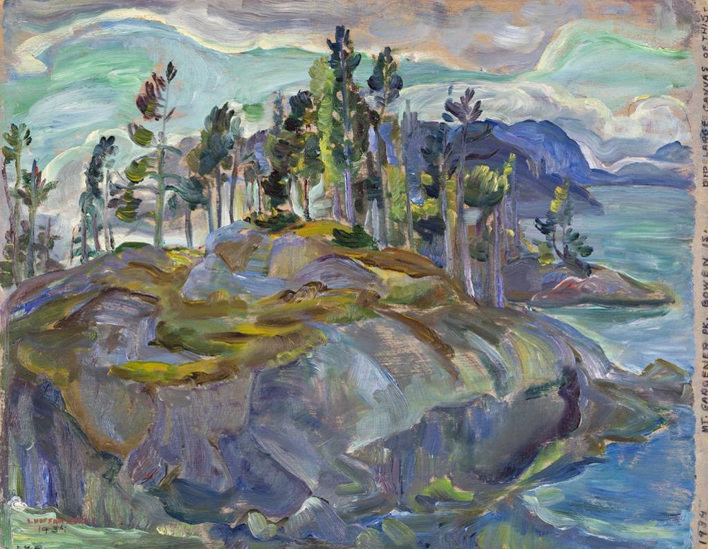 Irene Hoffar Reid (1908-1994) - Mt. Gardener Pk. Bowen Isle