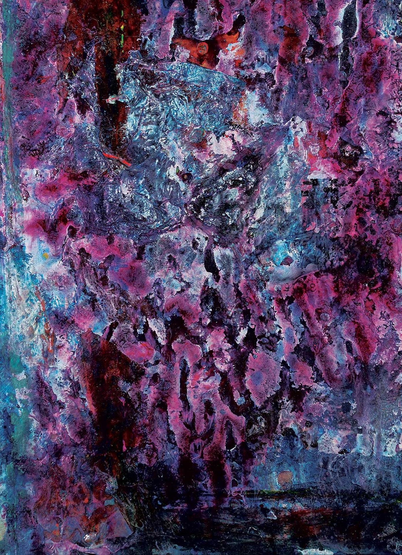 James D. [Jim] Ulrich - Untitled - Very Berry Abstract