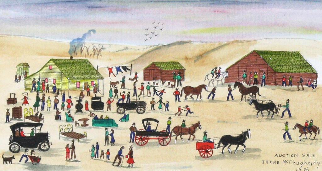 Irene E. McCaugherty (1914-1996) - Auction Sale; 1986
