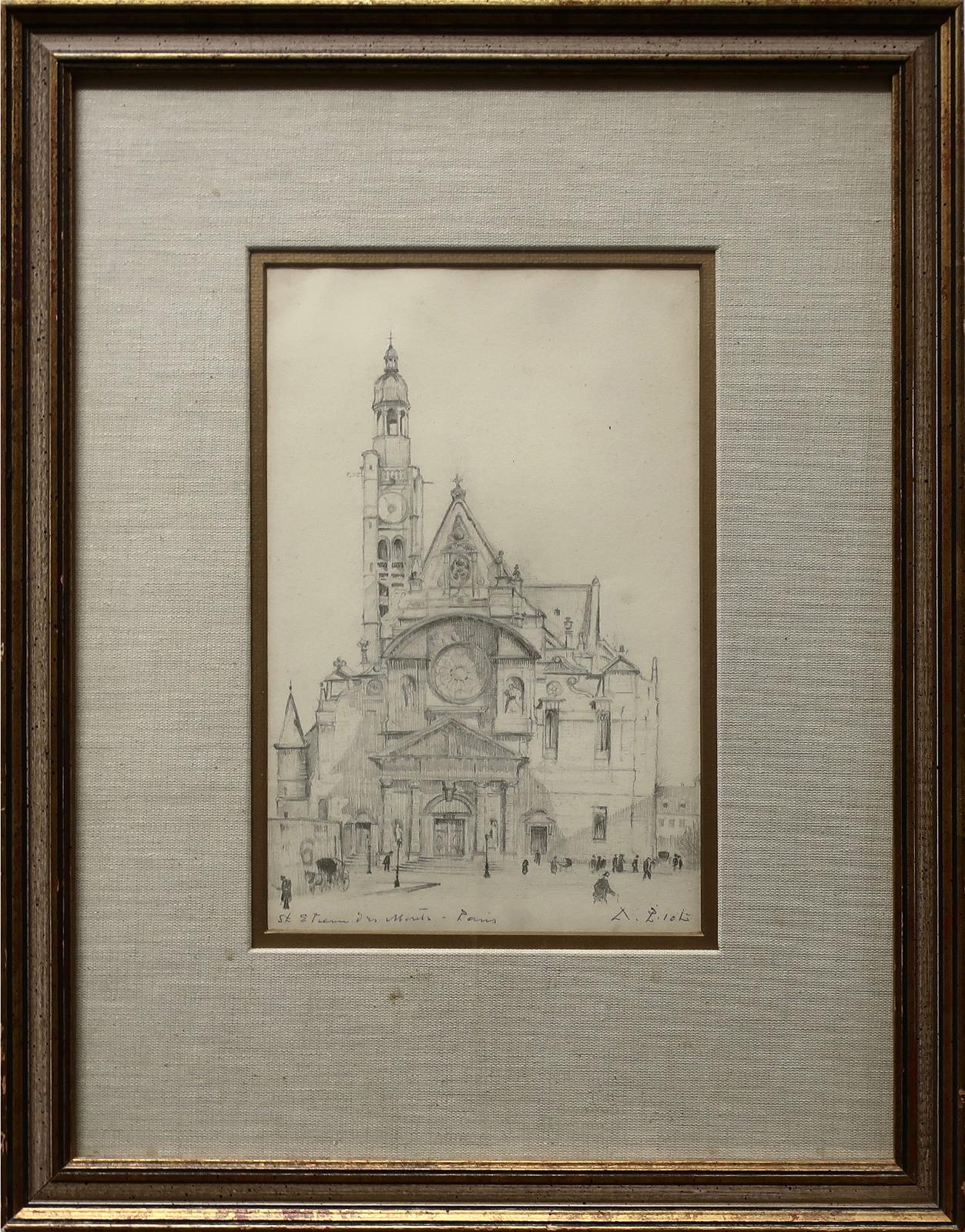 Robert Wakeham Pilot (1898-1967) - St. Etienne Du Mont, Paris