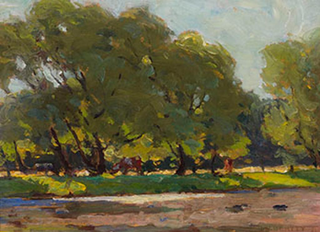 John William (J.W.) Beatty (1869-1941) - Cattle by the River
