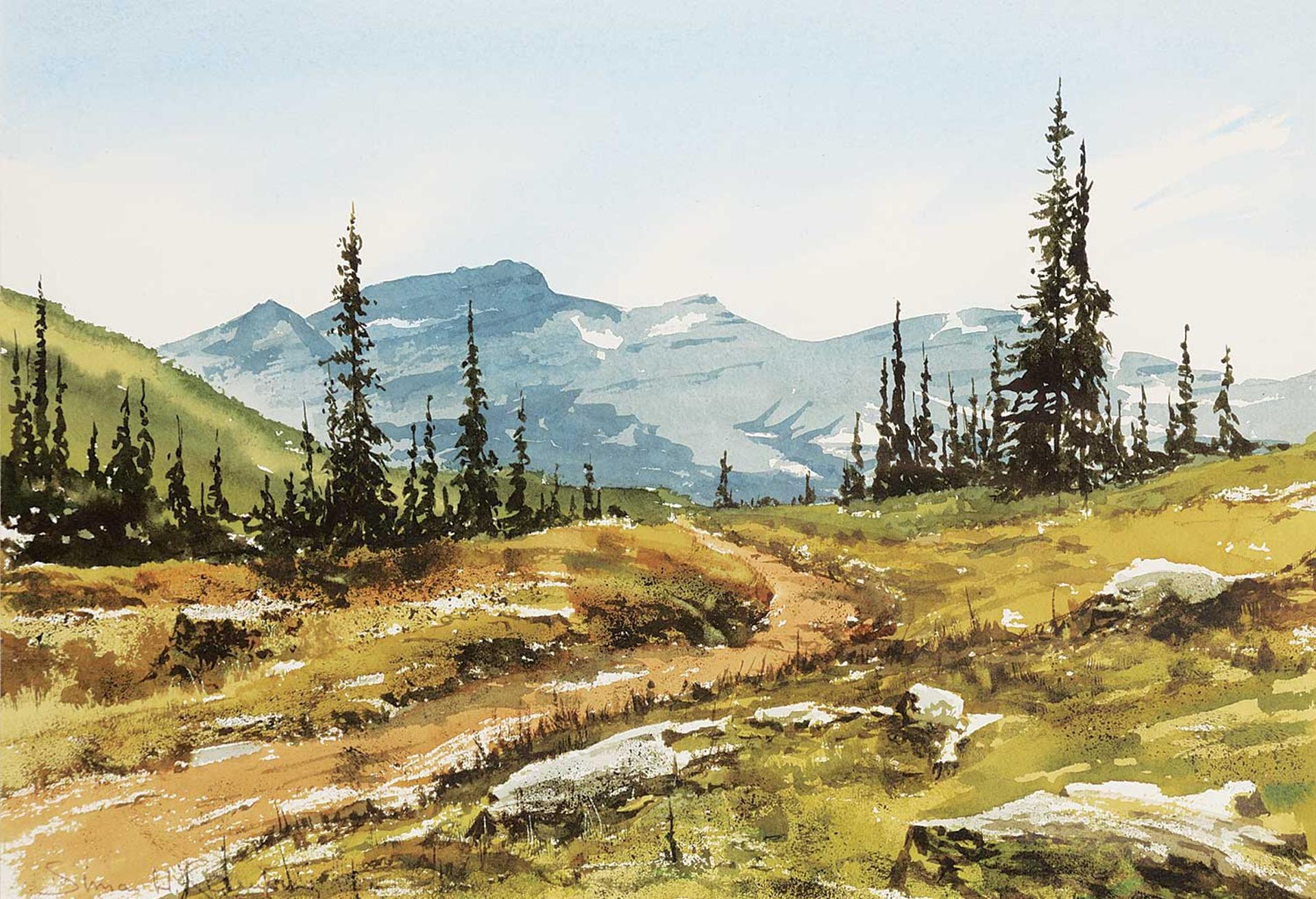 Simon Hielko Camping (1928) - Untitled - Alpine Meadow