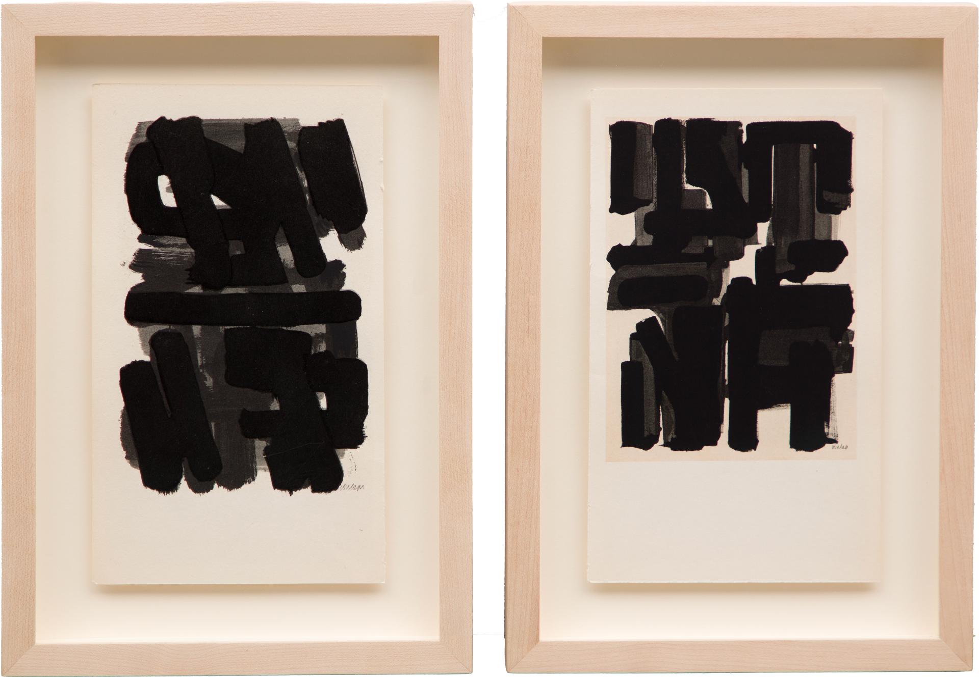 Pierre Soulages (1919-2022) - Gouache 6, Gouache 9, 1957