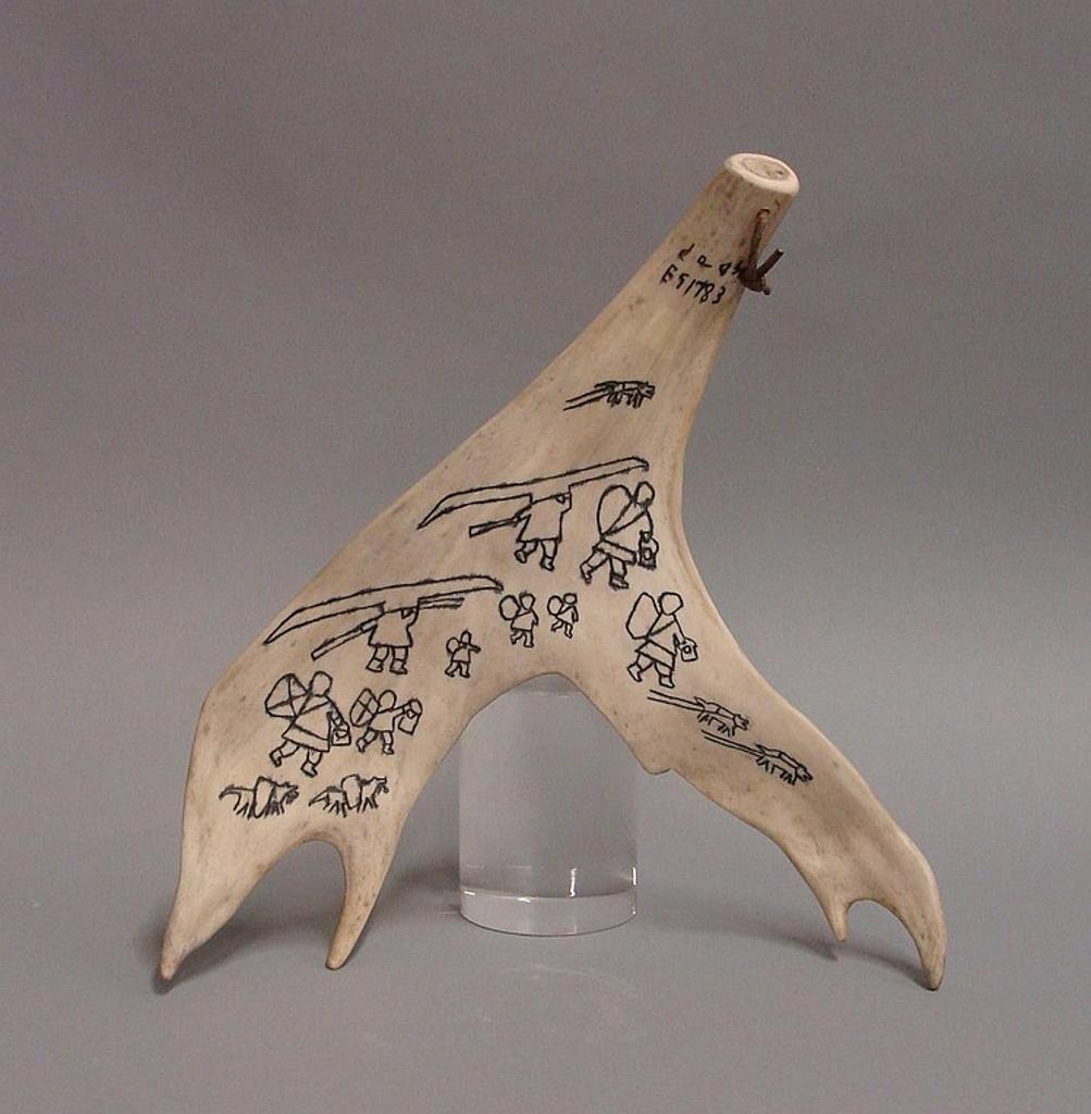 Johnny Ogujutak - Whale River an etched