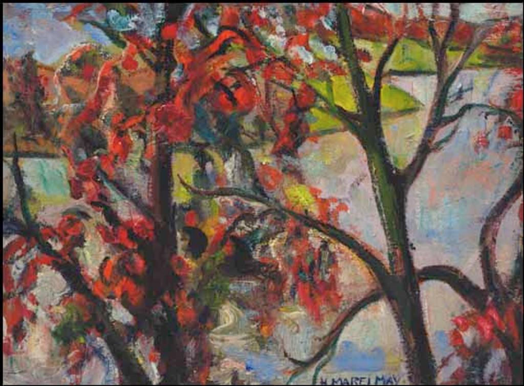 Henrietta Mabel May (1877-1971) - Landscape with Maple Trees