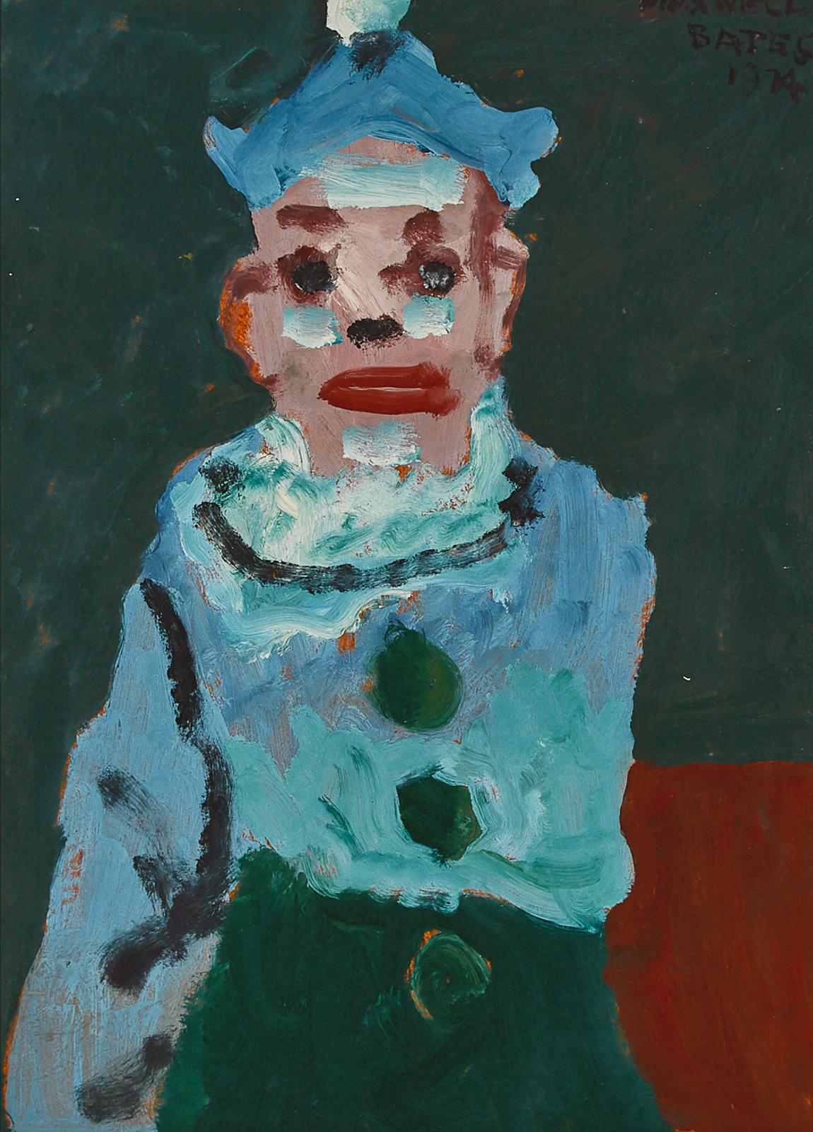 Maxwell Bennett Bates (1906-1980) - CLOWN, 1974