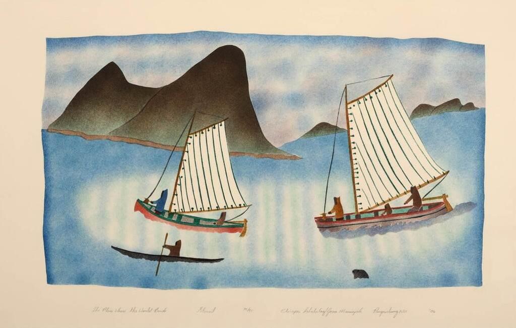 Eleesapee Ishulutaq (1925-2018) - The Place Where the World Bends; 2006; ed. #35/35