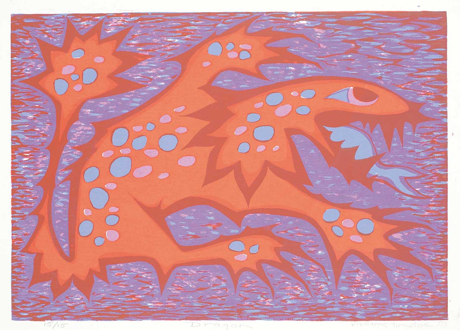 Vivian Lindoe (1918-2006) - Dragon  #15/15