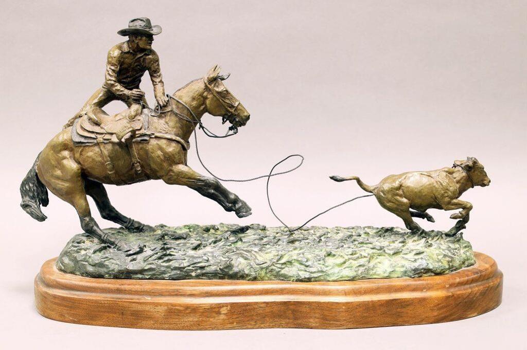 Jay Contway (1935-2019) - Calf-Roper; 1967
