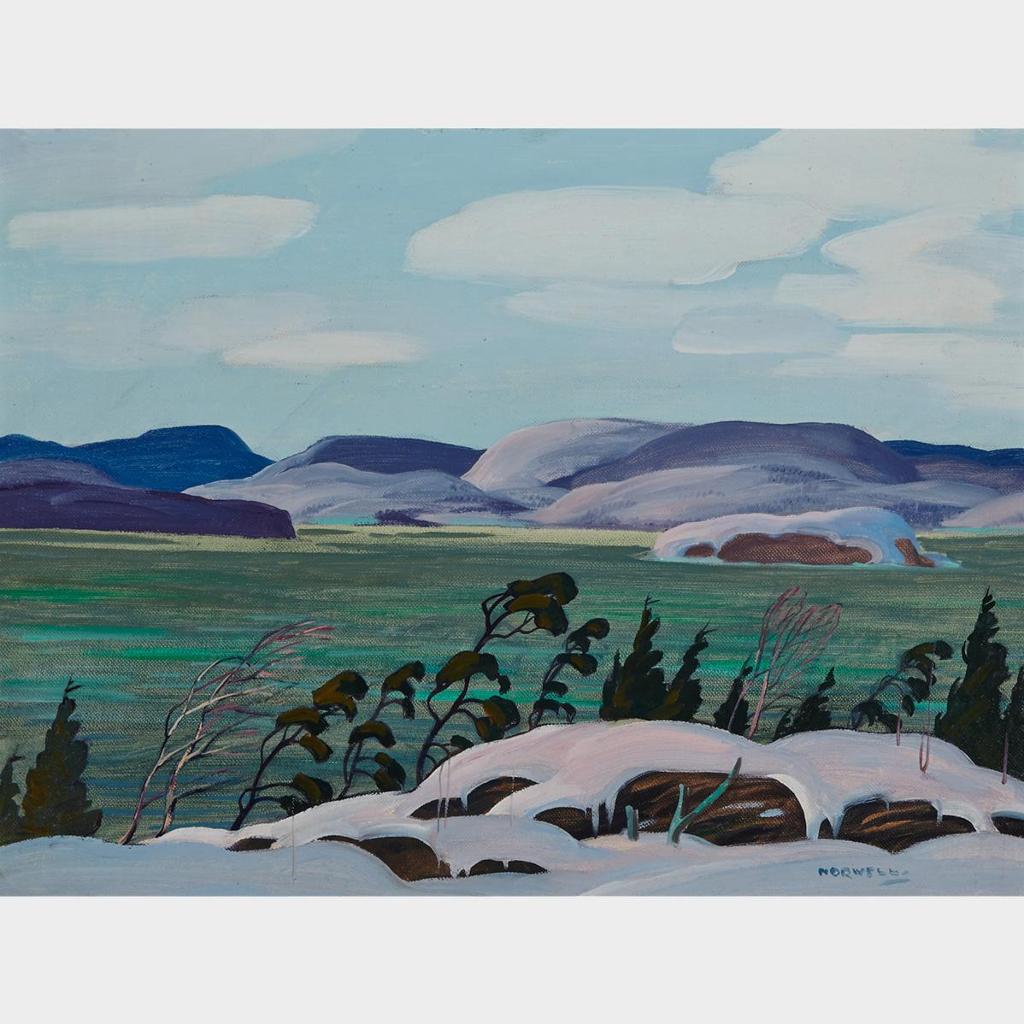Graham Norble Norwell (1901-1967) - Untitled - Shoreline In Winter