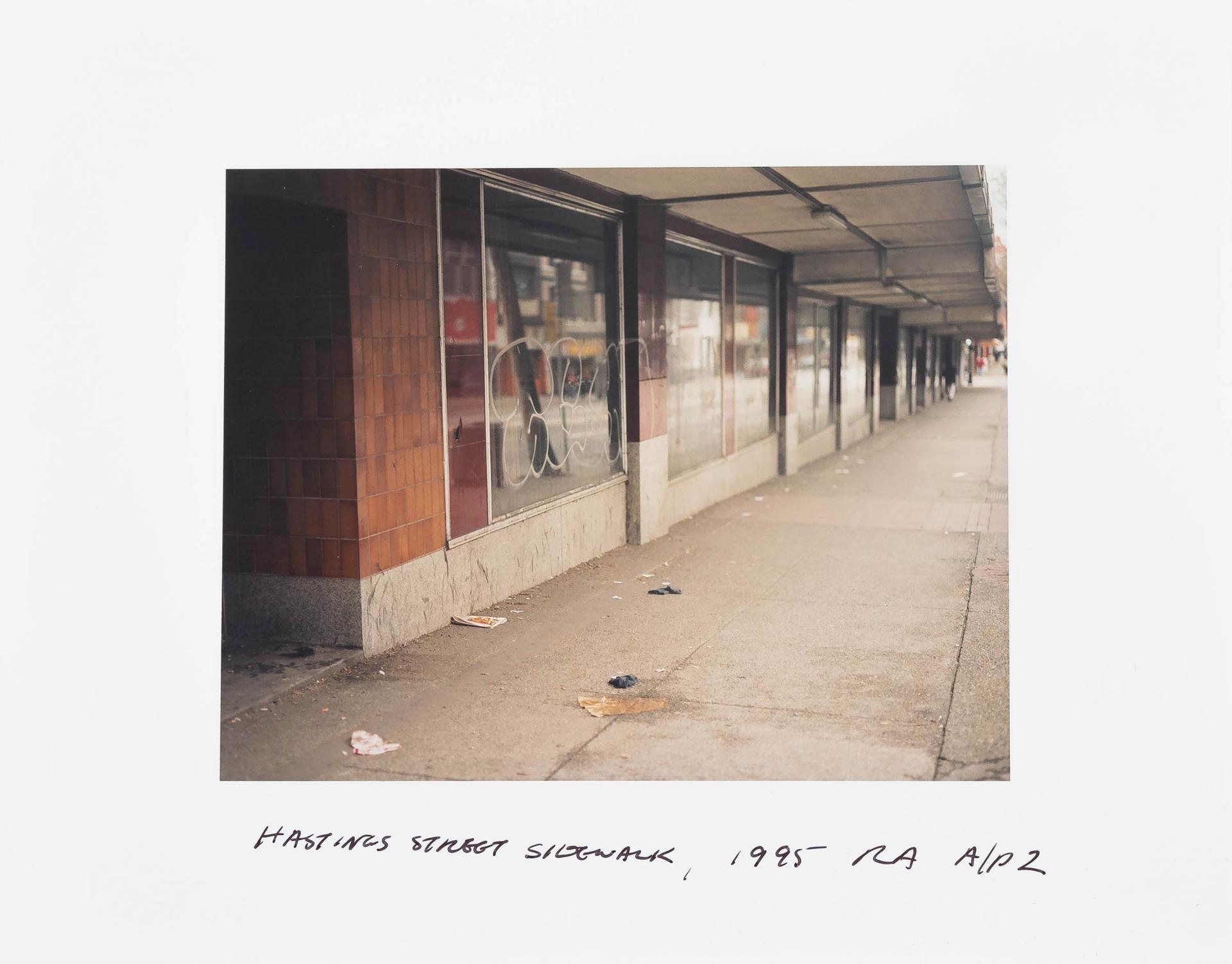 Roy Arden (1957) - Hastings Street Sidewalk, 1995