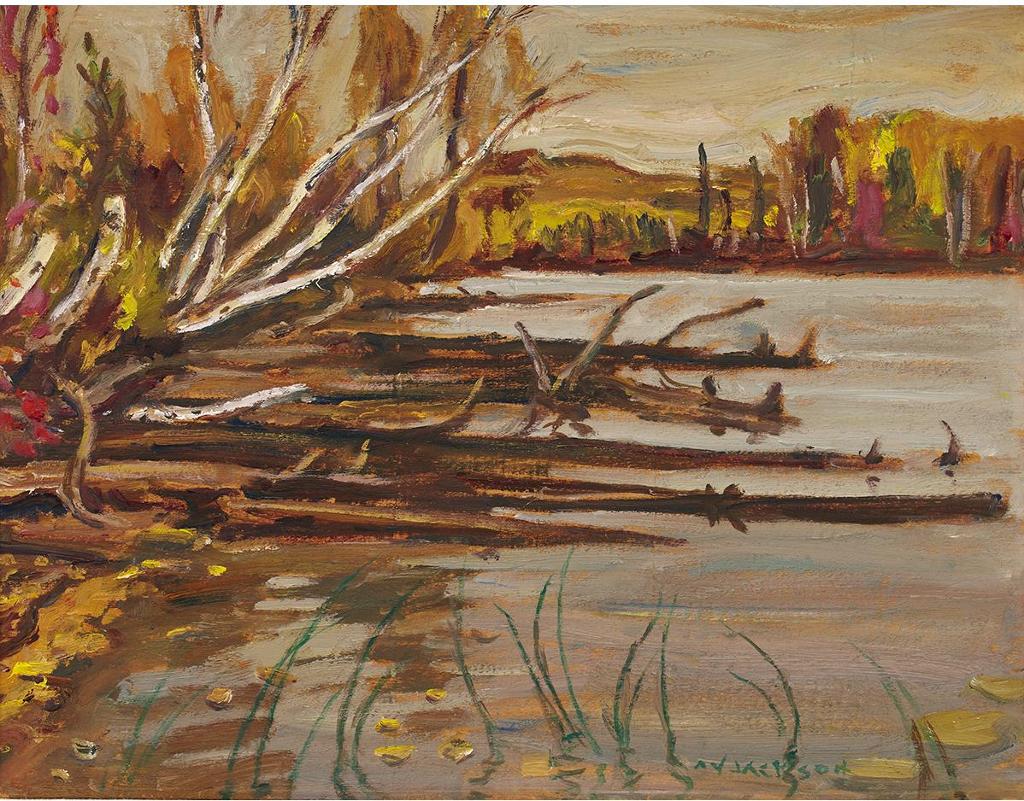 Alexander Young (A. Y.) Jackson (1882-1974) - October Morning, Combermere, Oct. 1962