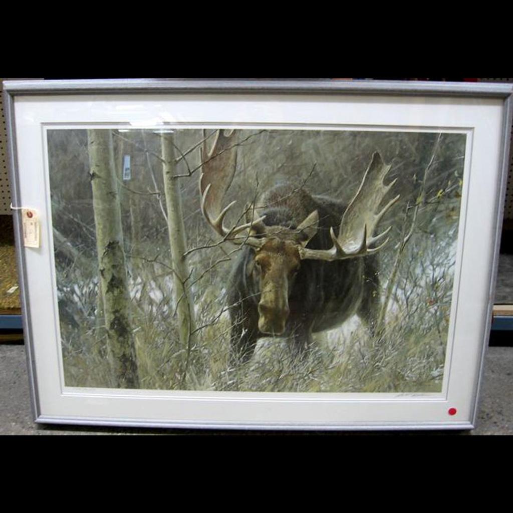 Robert Mclellan Bateman (1930-1922) - The Challenge - Bull Moose