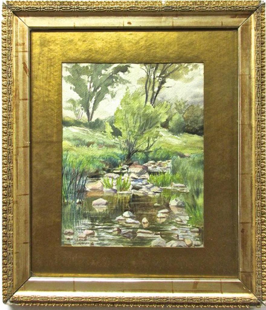 Alexander Young (A. Y.) Jackson (1882-1974) - Stream In A Meadow