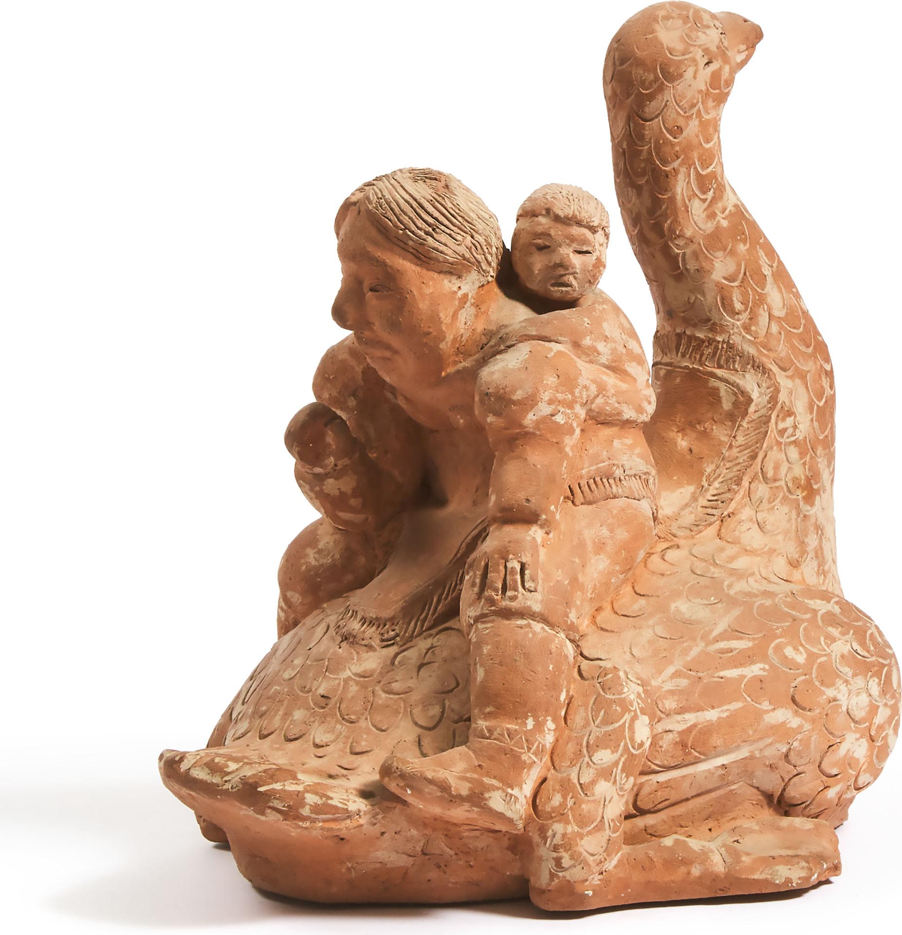 MICHAEL ANGUTITUAK - Woman Riding A Goose