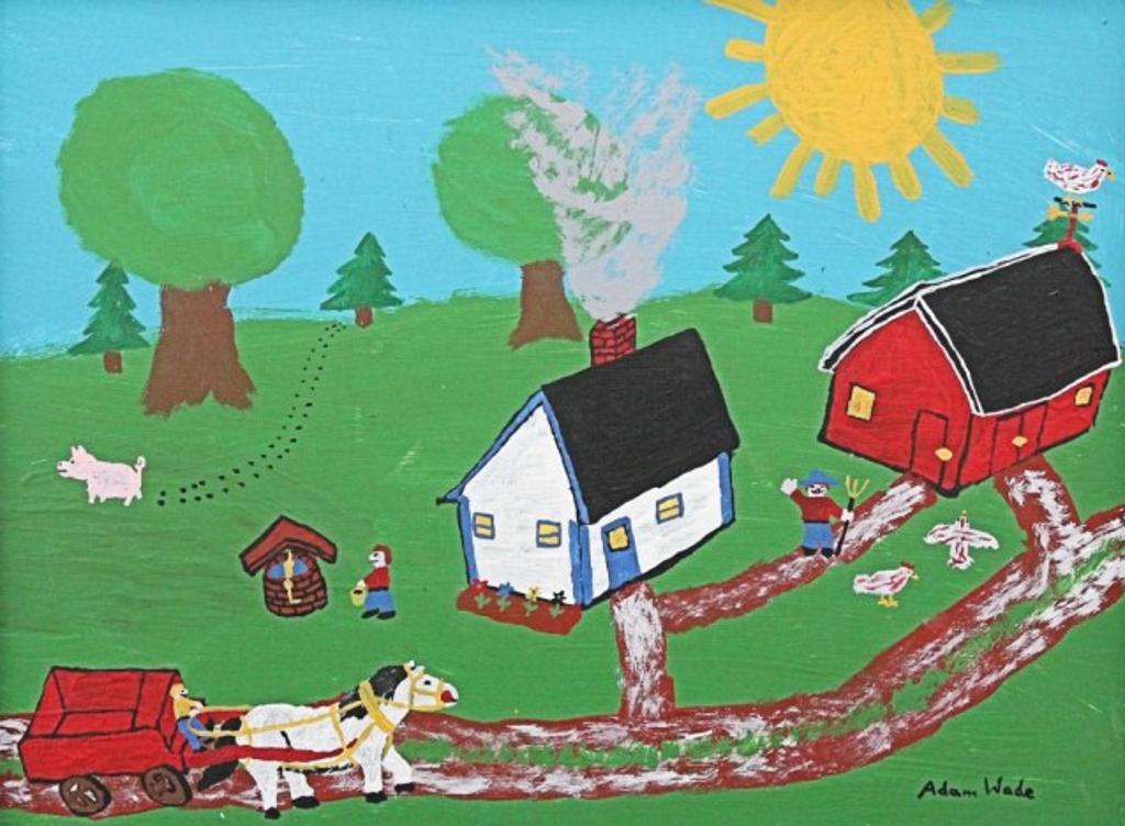 Adam Wade - Fol Art Farm Scene