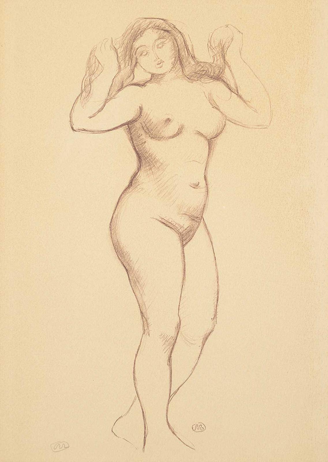Aristide Joseph Bonaventure Maillol (1861-1944) - Untitled - Figure Study