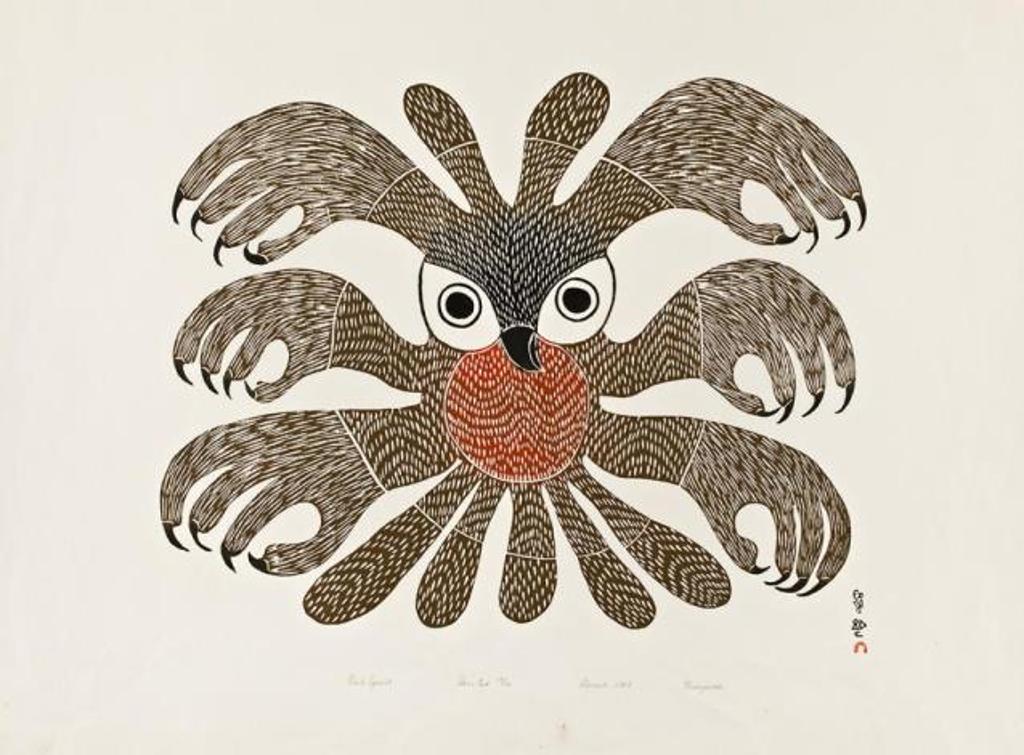 Kenojuak Ashevak (1927-2013) - Iyola Kingwatsiak