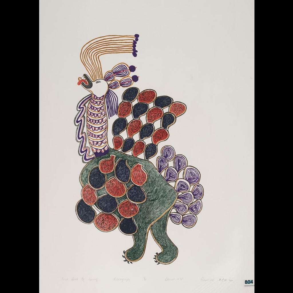 Pitseolak Ashoona (1904-1983) - First Bird Of Spring