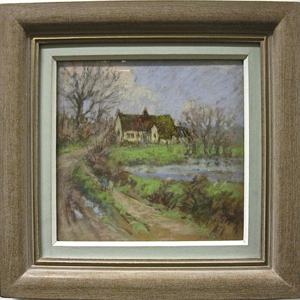 Berthe Des Clayes (1877-1968) - Figures On Rural Road