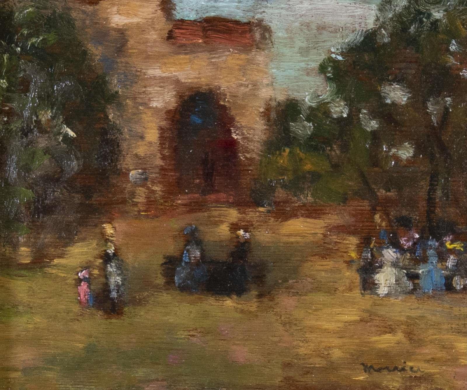 James Wilson Morrice attribution (1865-1924) - Market Square, Paris; Ca 1900