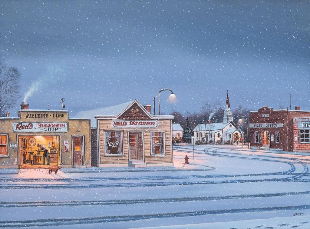 Bob Millard (1947-2014) - Untitled - Red's Blacksmith Shop