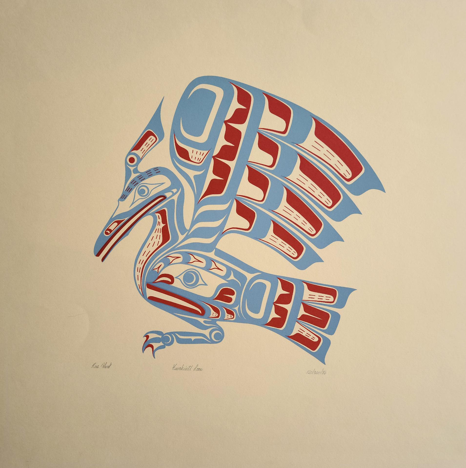 Ross Hunt (1948) - Kwakiutl Loon, 1986