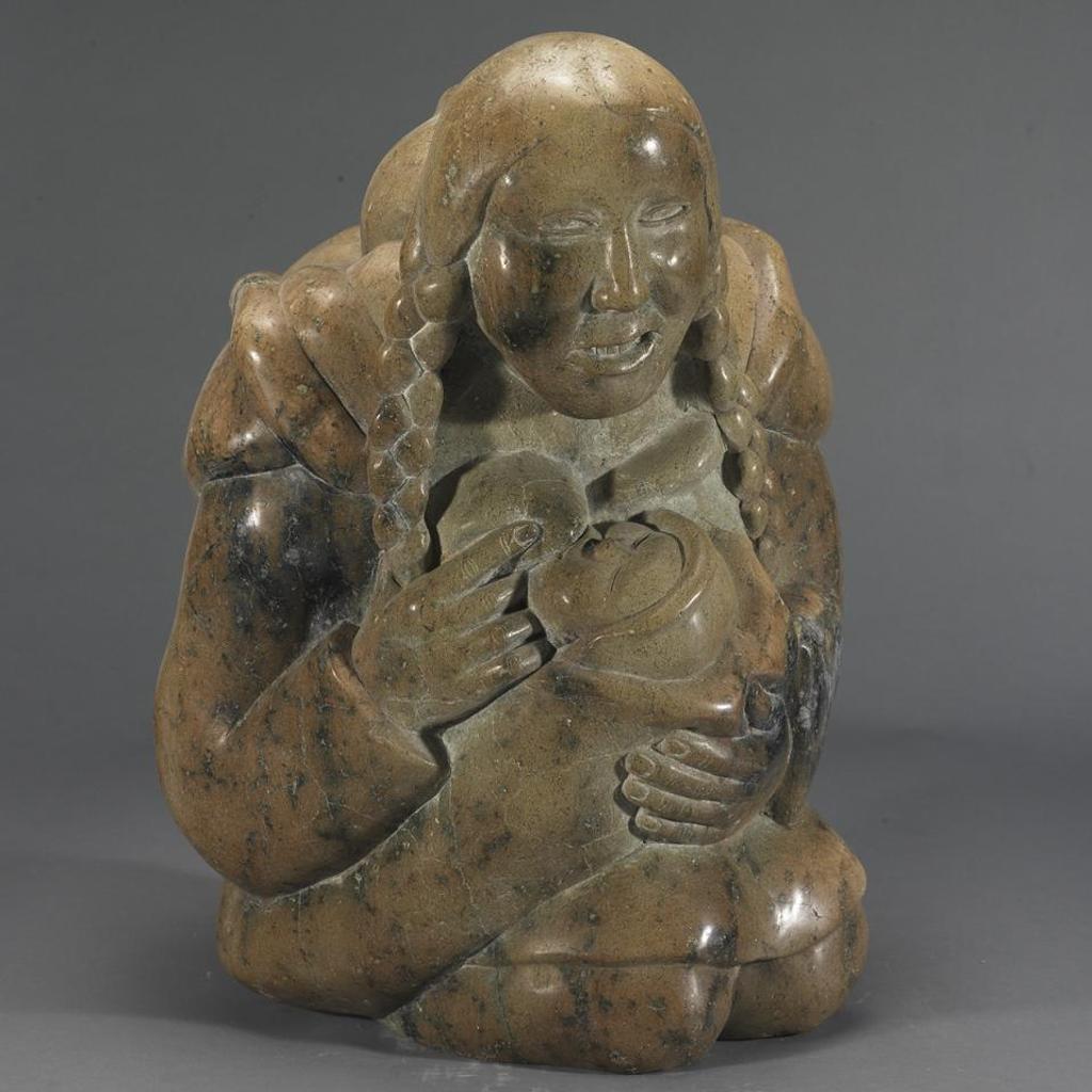 Lukta Qiatsuk (1928-2004) - Mother And Child