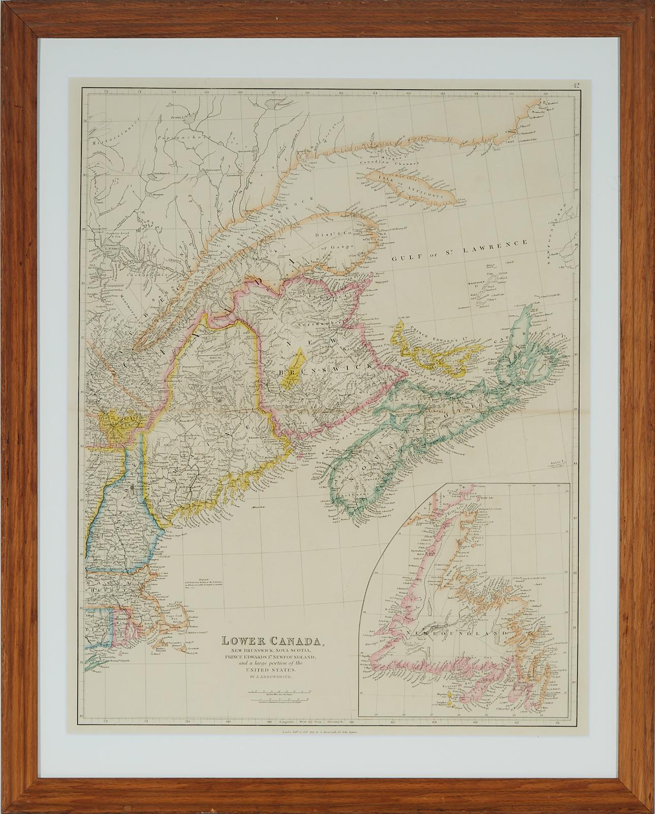 John Arrowsmith (1790-1873) - Lower Canada, 1853