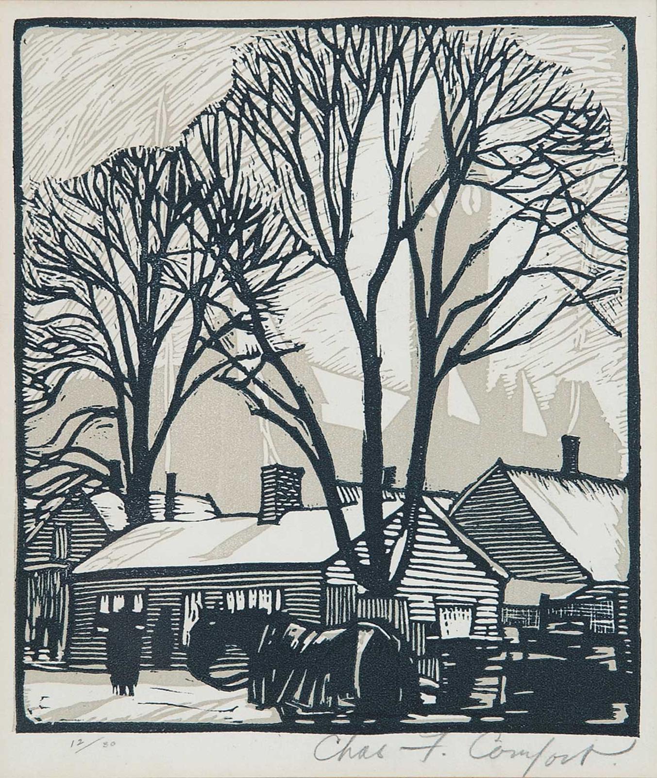 Charles Fraser Comfort (1900-1994) - December  #12/30
