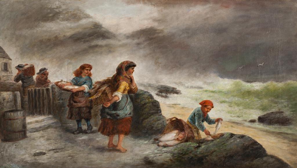 Hamilton Macallum (1841-1896) - Sorting the Catch