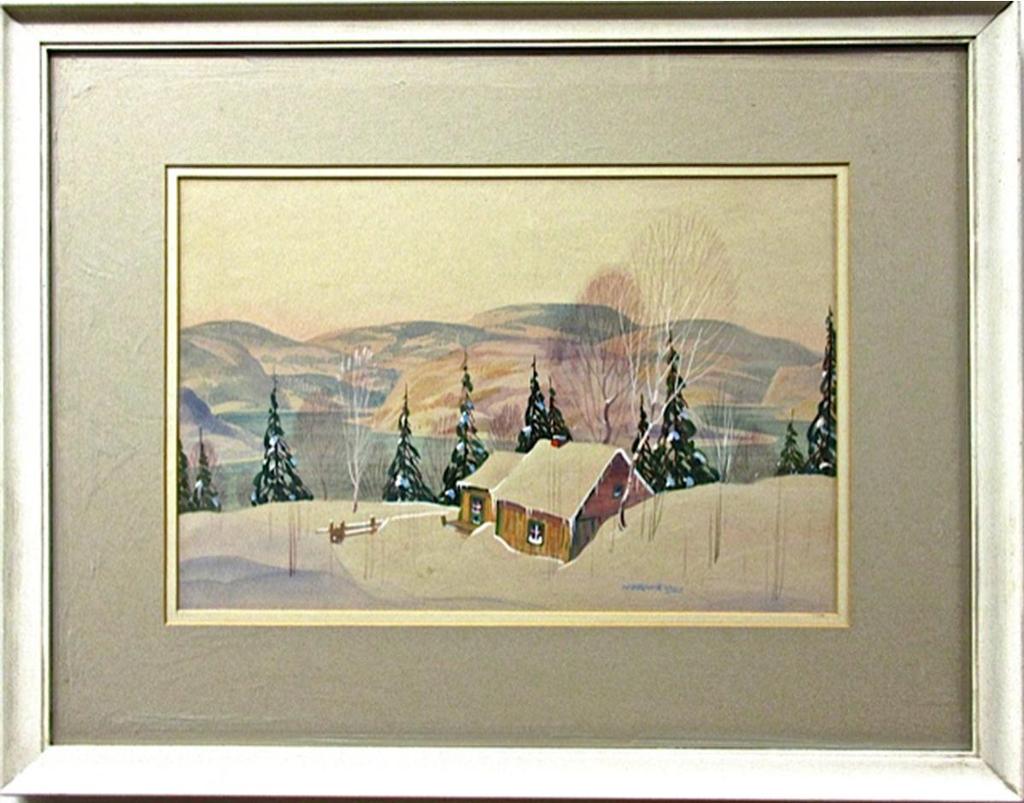 Graham Norble Norwell (1901-1967) - Chalet In Winter - Laurentians