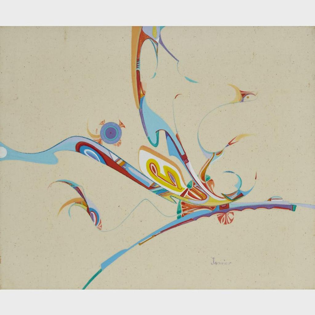 Alex Simeon Janvier (1935-2024) - Ladies Fancy Dance, 1980