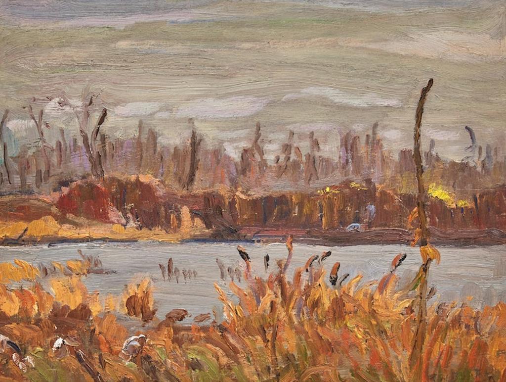 Ralph Wallace Burton (1905-1983) - Gray Cold Day Near Prospect, Ontario