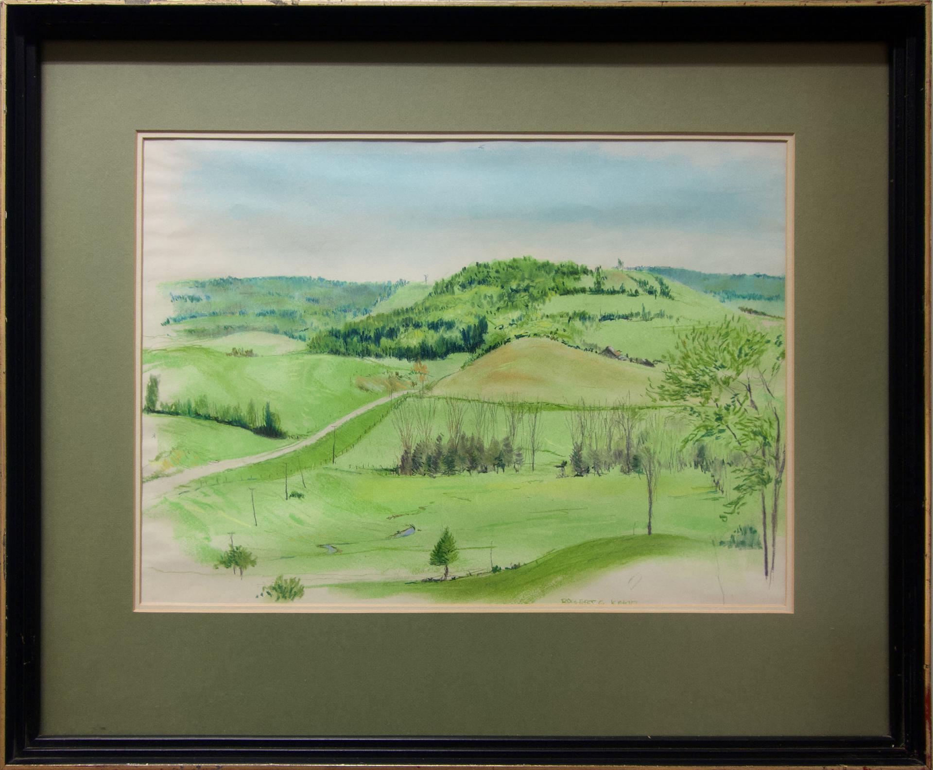 Robert Gordon Kemp (1928-1988) - Looking South (The View Midway Between Glen Huron & Duniden)
