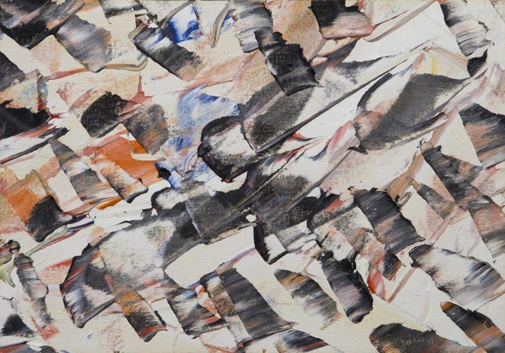 Marcel Christian Barbeau (1925-2016) - Dents de sable à cran d'acier ou Le langage des sources