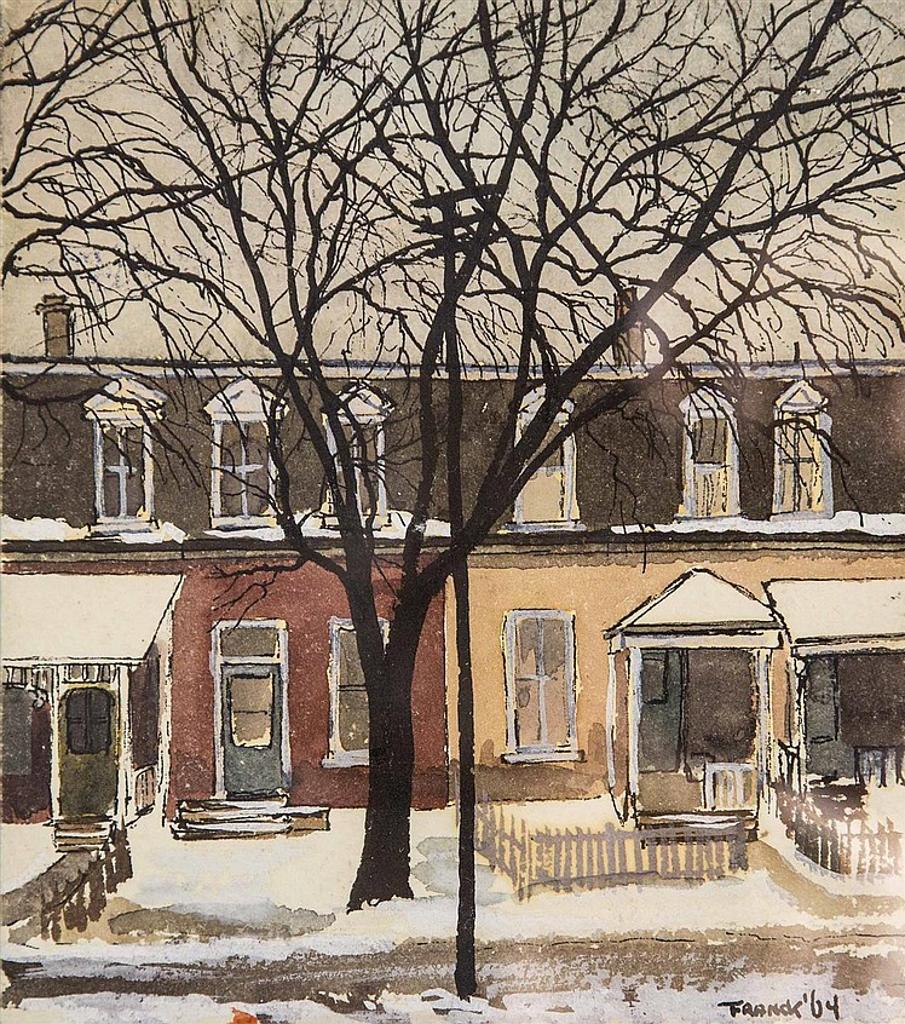 Albert Jacques Franck (1899-1973) - On McMurrich Street