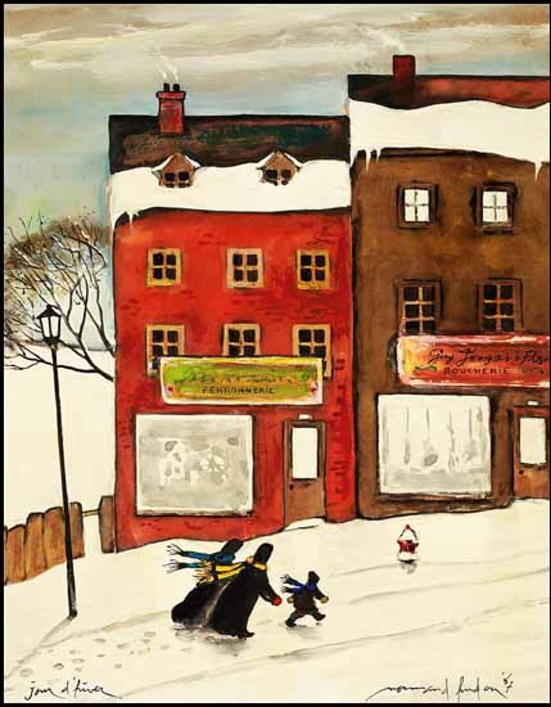 Normand Hudon (1929-1997) - Jour d'hiver