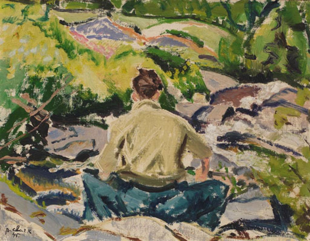 Paraskeva Plistik Clark (1898-1986) - Portrait of a Man