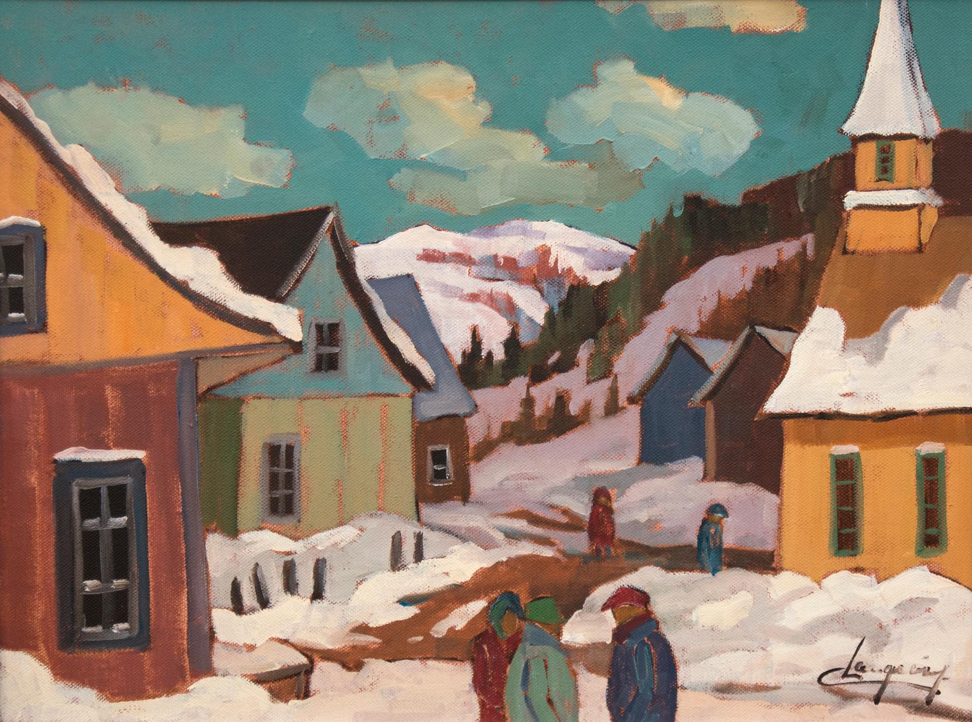 Claude Langevin (1942-2024) - Près de l'église, Laurentides