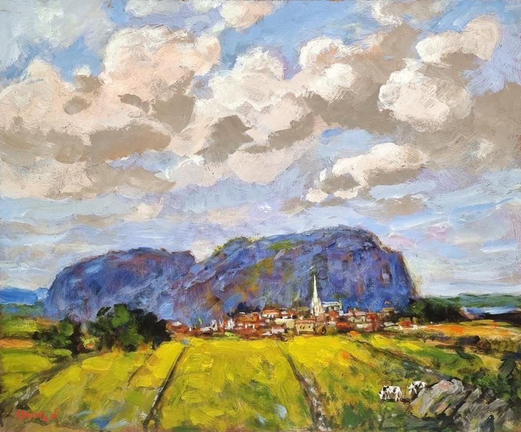James Millar (1897-1977) - Quebec Village, 1974