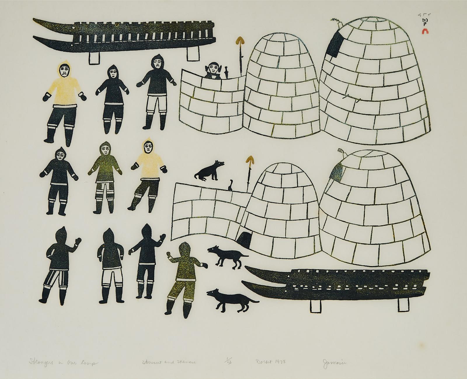 Jamasie Teevee (1910-1985) - Strangers In Our Camp
