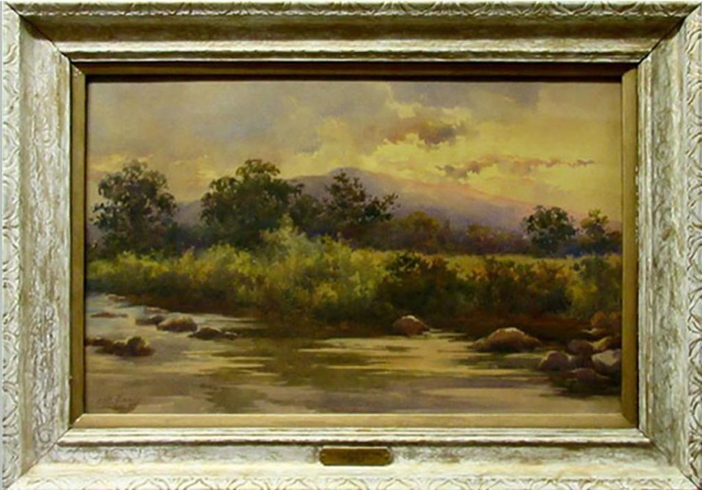 Charles MacDonald Manly (1855-1924) - Evening On The Conestogo