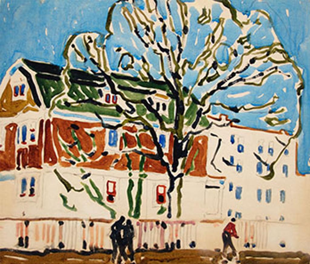 David Browne Milne (1882-1953) - Divided Forms, New York