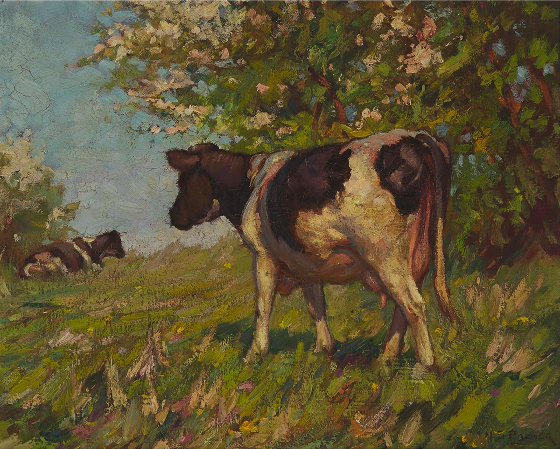 Herbert Sidney Palmer (1881-1970) - Summer Landscape With Cattle