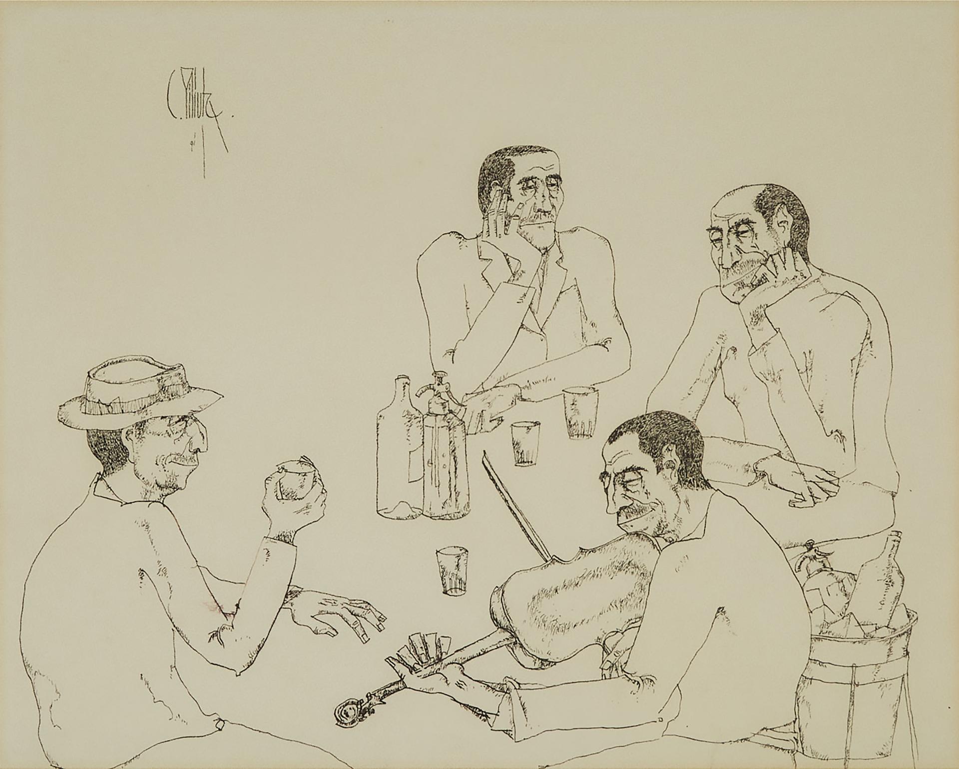 Constantin Piliuta - Drinking While Listening To A Violin, 1991
